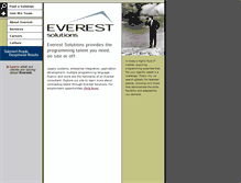 Tablet Screenshot of everestsolutions.com